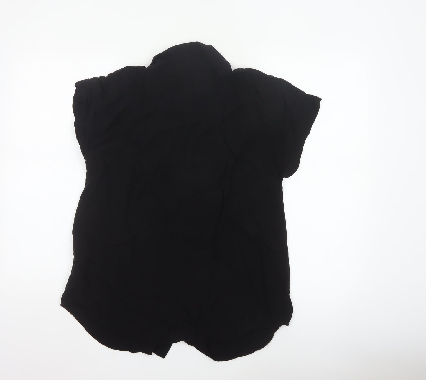 H&M Mama Black Button-Up Maternity Shirt Women’s S
