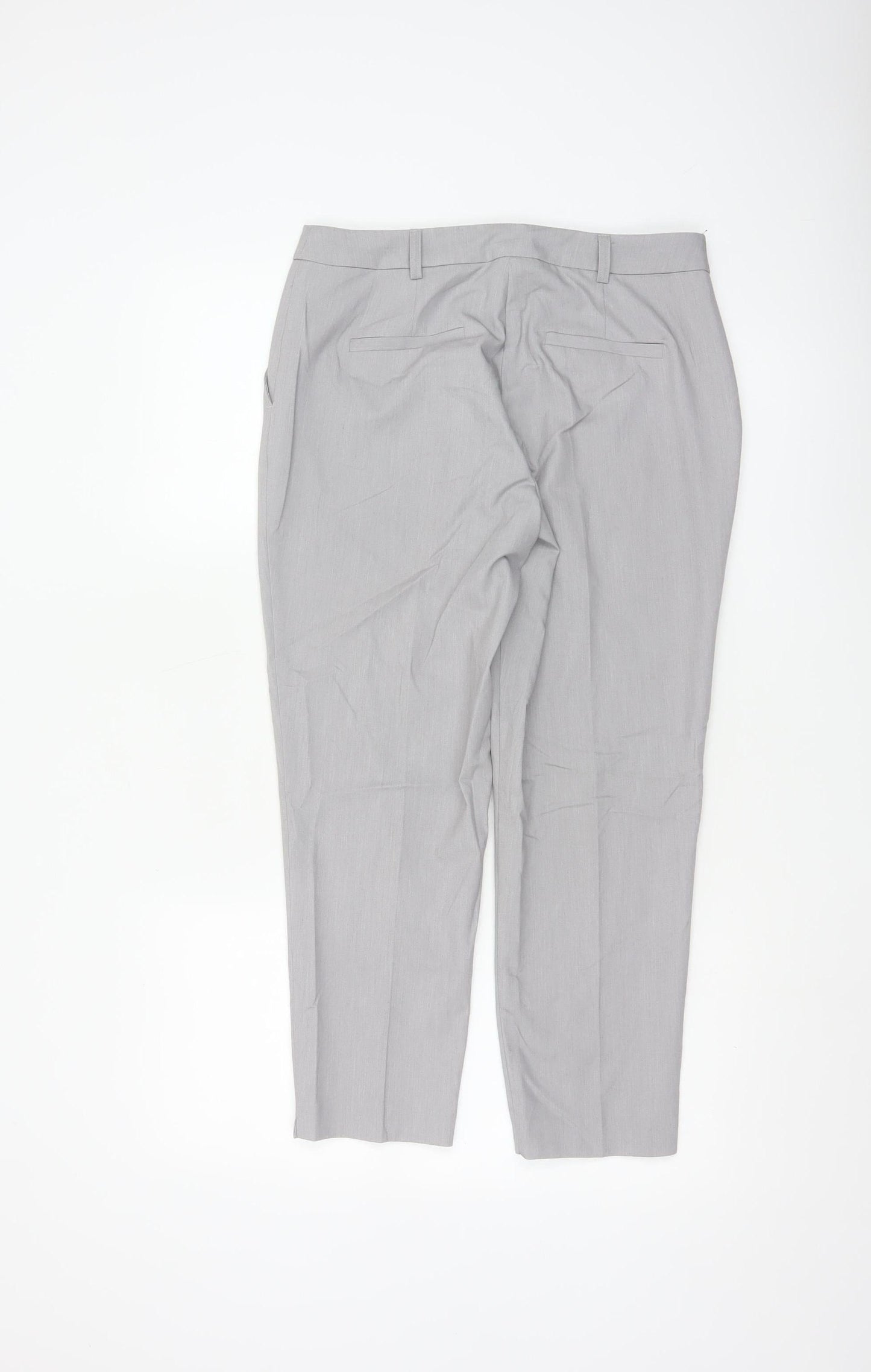 Dorothy Perkins Women Grey Slim Fit Dress Pants Size 8