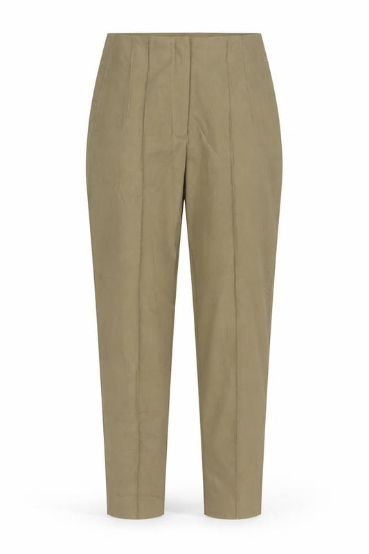 Massimo Dutti Women's Beige Chino Trousers Size 10 Regular Fit
