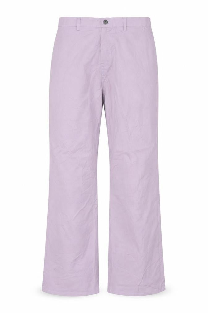 Motel Rocks Women's Lilac Wide-Leg Trousers Cotton Blend Size M