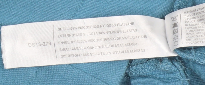 Darling Women’s Blue Knee Length Pencil Skirt Size S Viscose Blend