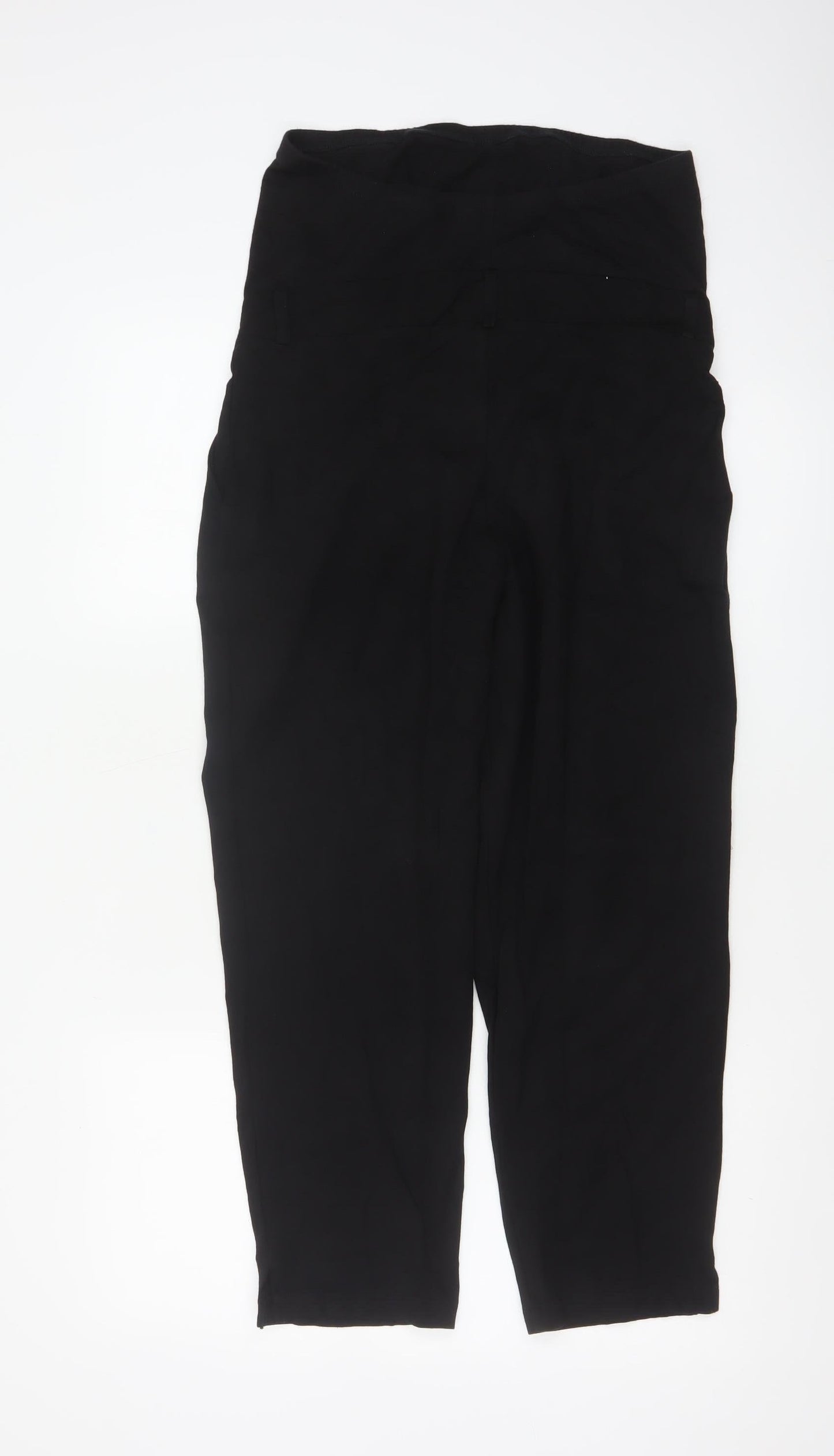 H&M MAMA Women's Black Maternity Jersey Stretch Trousers Size S