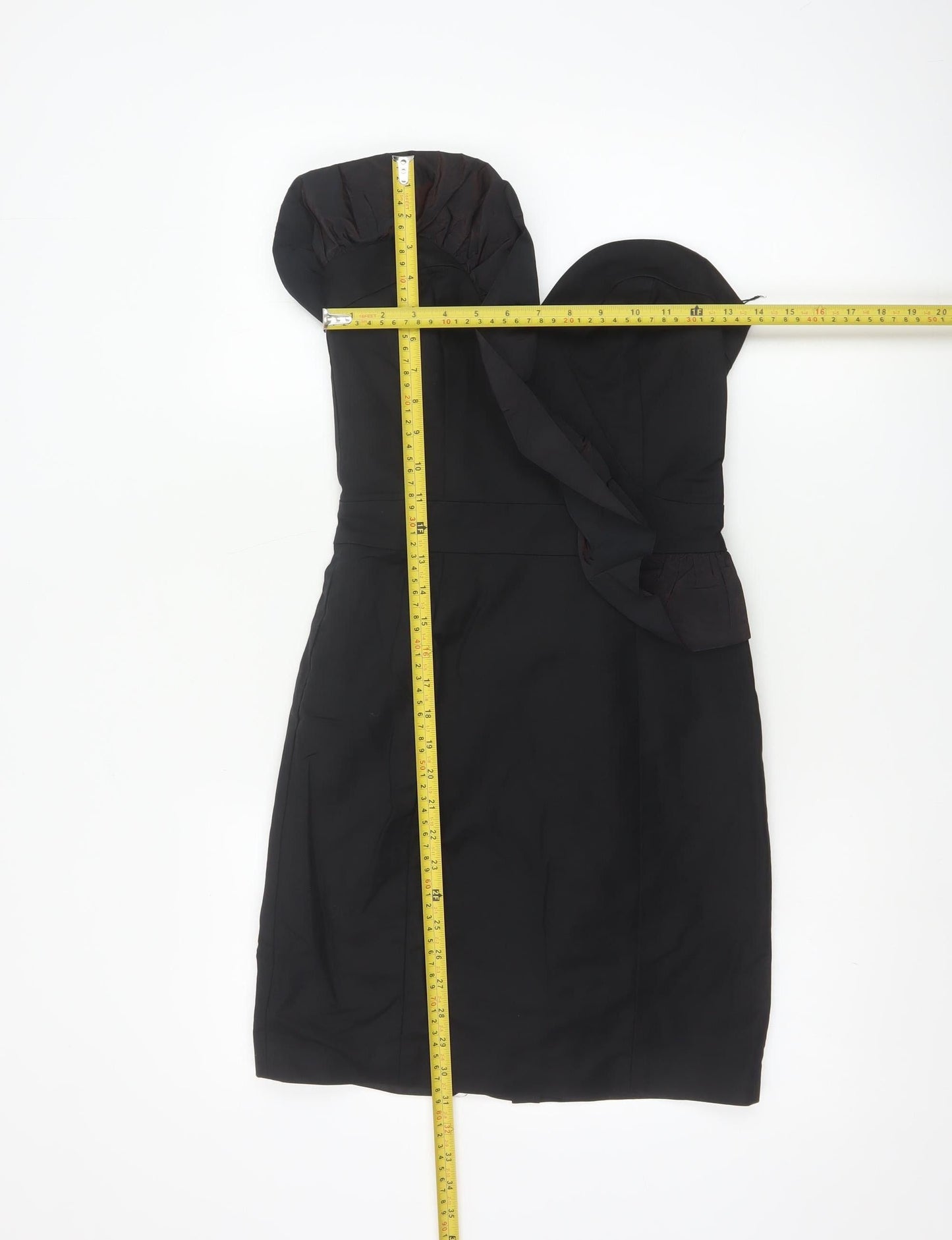 French Connection Women's Black Size 8 One Shoulder Bodycon Party Dress