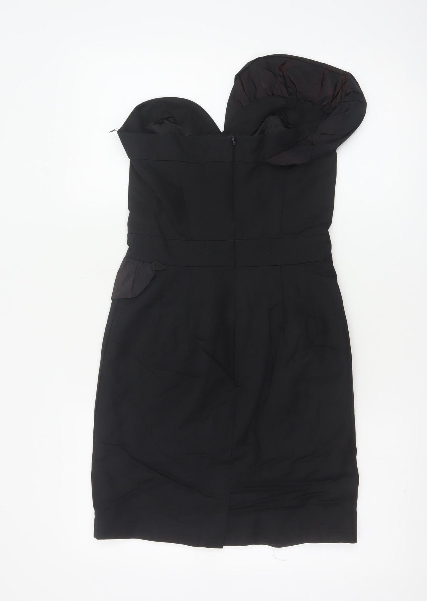 French Connection Women's Black Size 8 One Shoulder Bodycon Party Dress