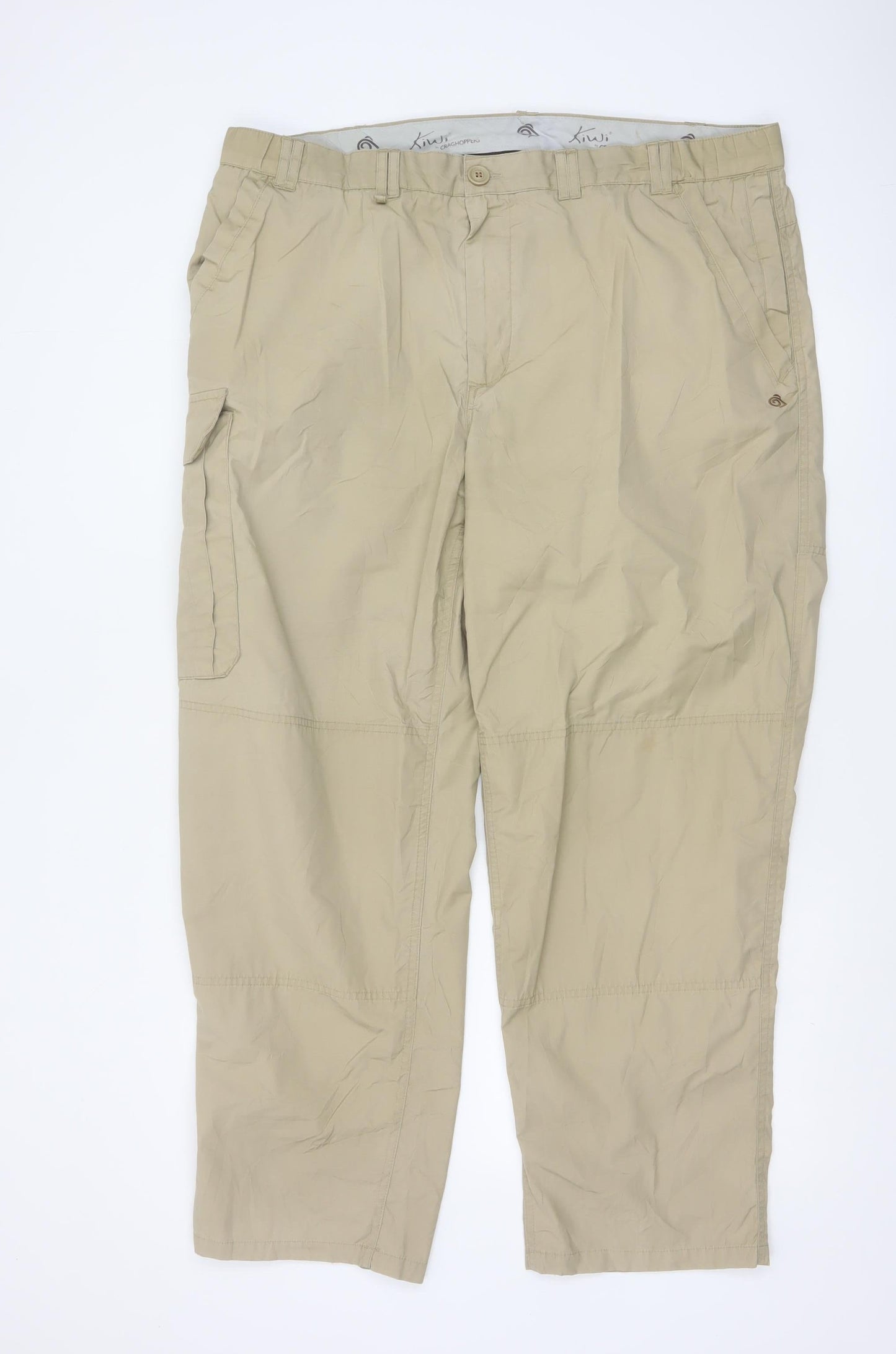 Craghoppers Men's Beige Cargo Trousers 38in S Polyester Cotton