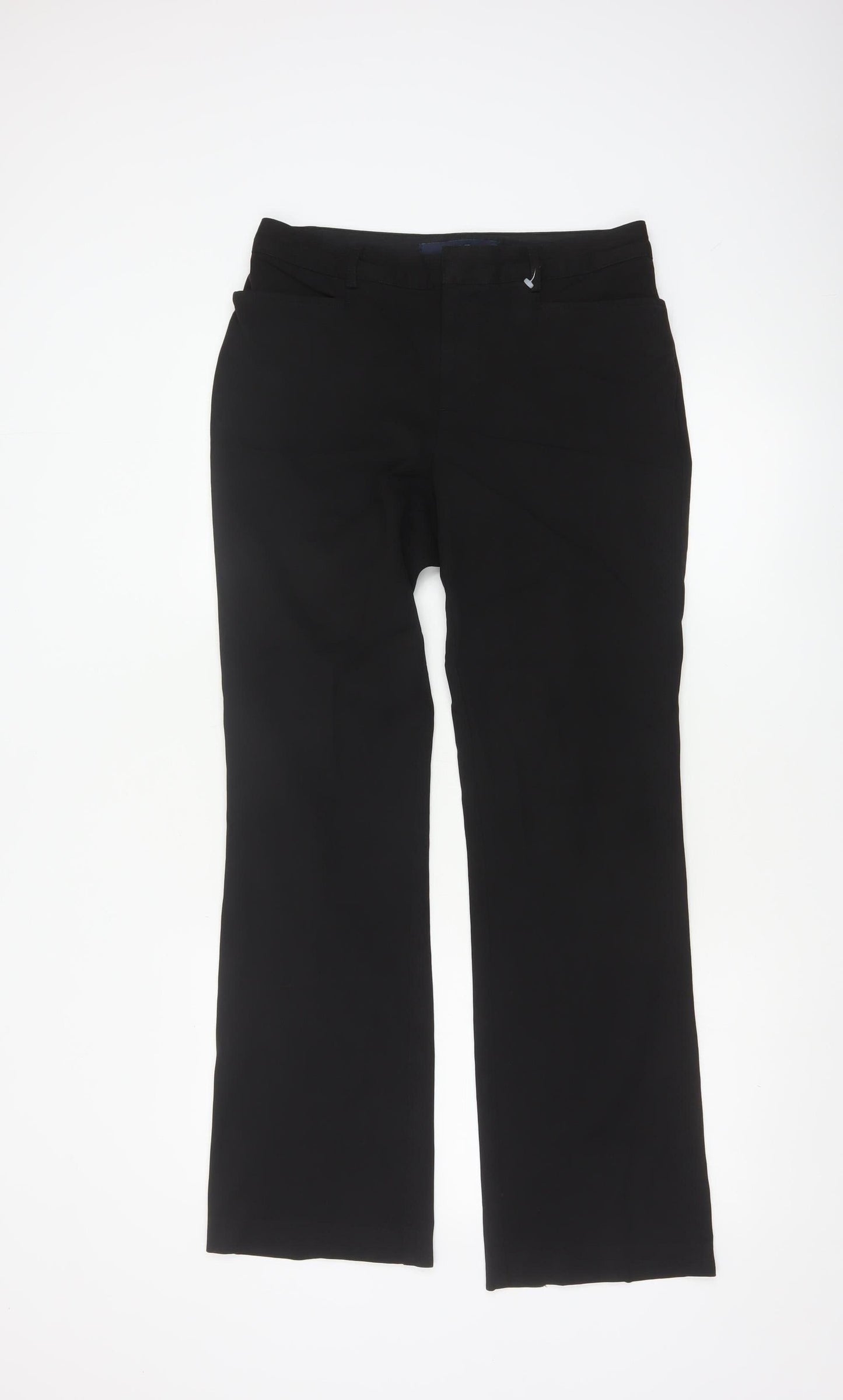 GAP Women’s Black Bootcut Trousers Size 10 Regular Stretch Workwear