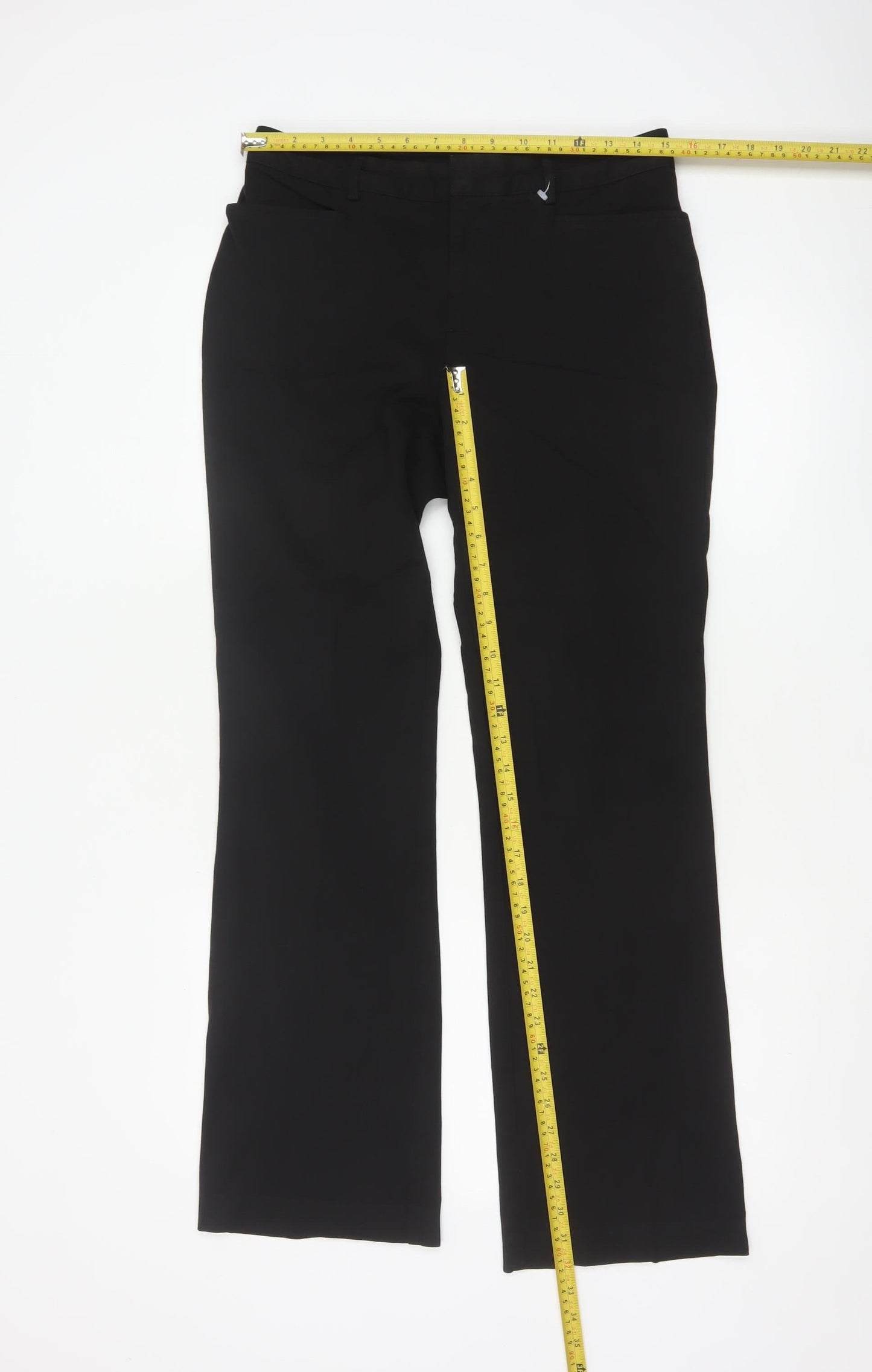 GAP Women’s Black Bootcut Trousers Size 10 Regular Stretch Workwear