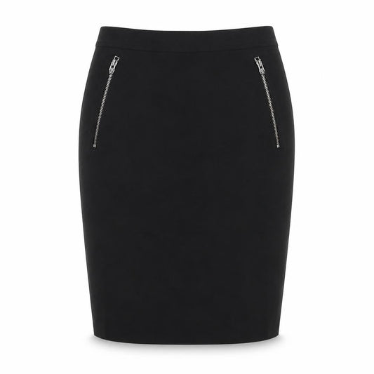 DKNY Womens Black Knee Length Pencil Skirt Size 6 Stretch