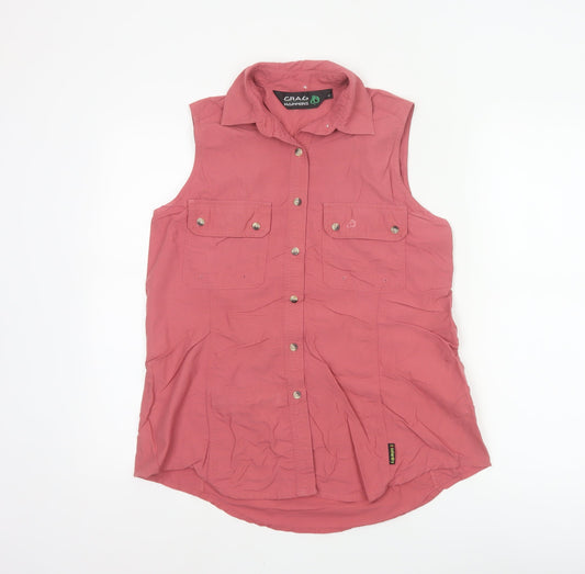 Prewornwholesale purple cropped slim fit active T-shirt with short sleeves and a high neckline.