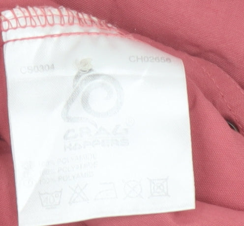 Craghoppers Women's Pink Sleeveless Collared Button-Up Shirt Size 12