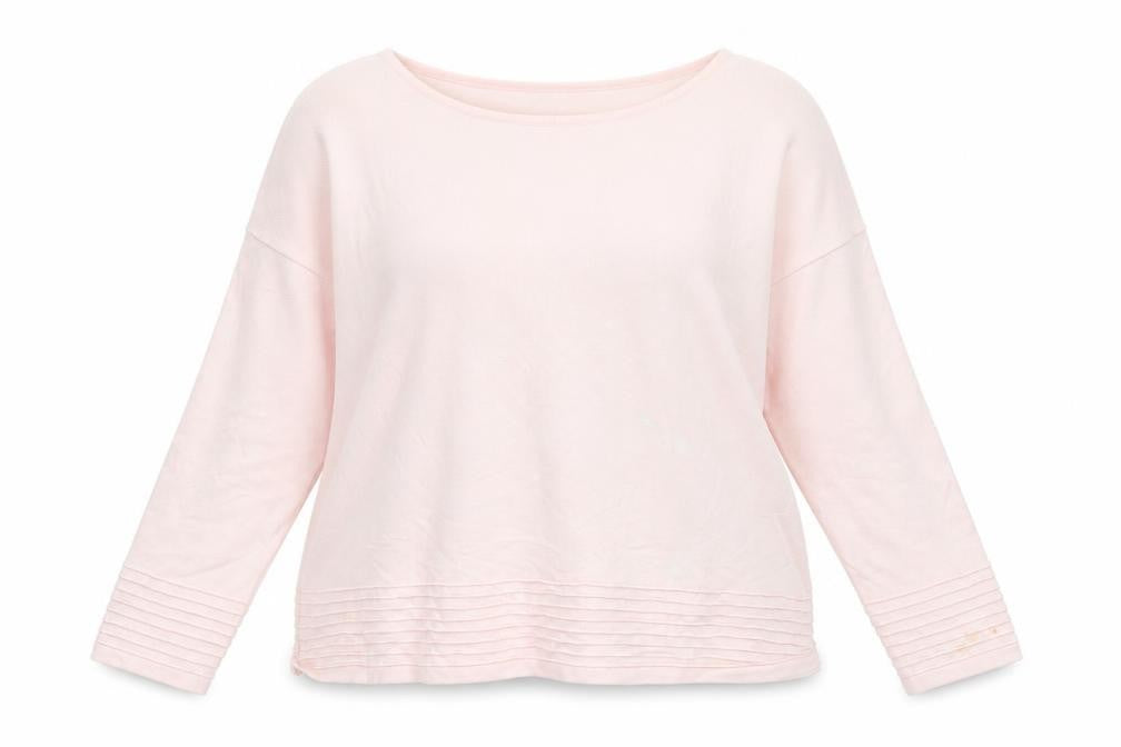 Marble Women Pink Long Sleeve Crew Neck Knit Pullover Jumper Size 16
