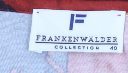 Frankenwalder Women's Multicoloured Geometric Short Sleeve T-Shirt Size 12