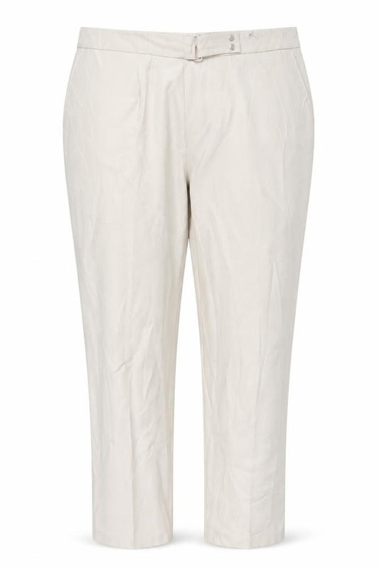 Marks and Spencer Women Beige Size 16 Pleated Trousers