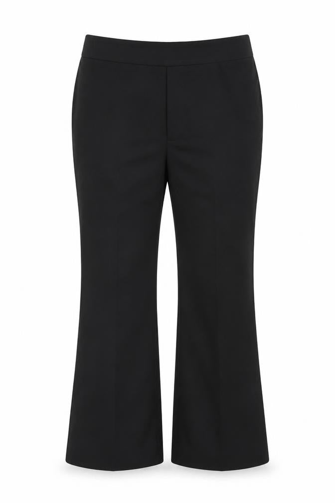 Marks & Spencer Women Black Flared Trousers Size 20