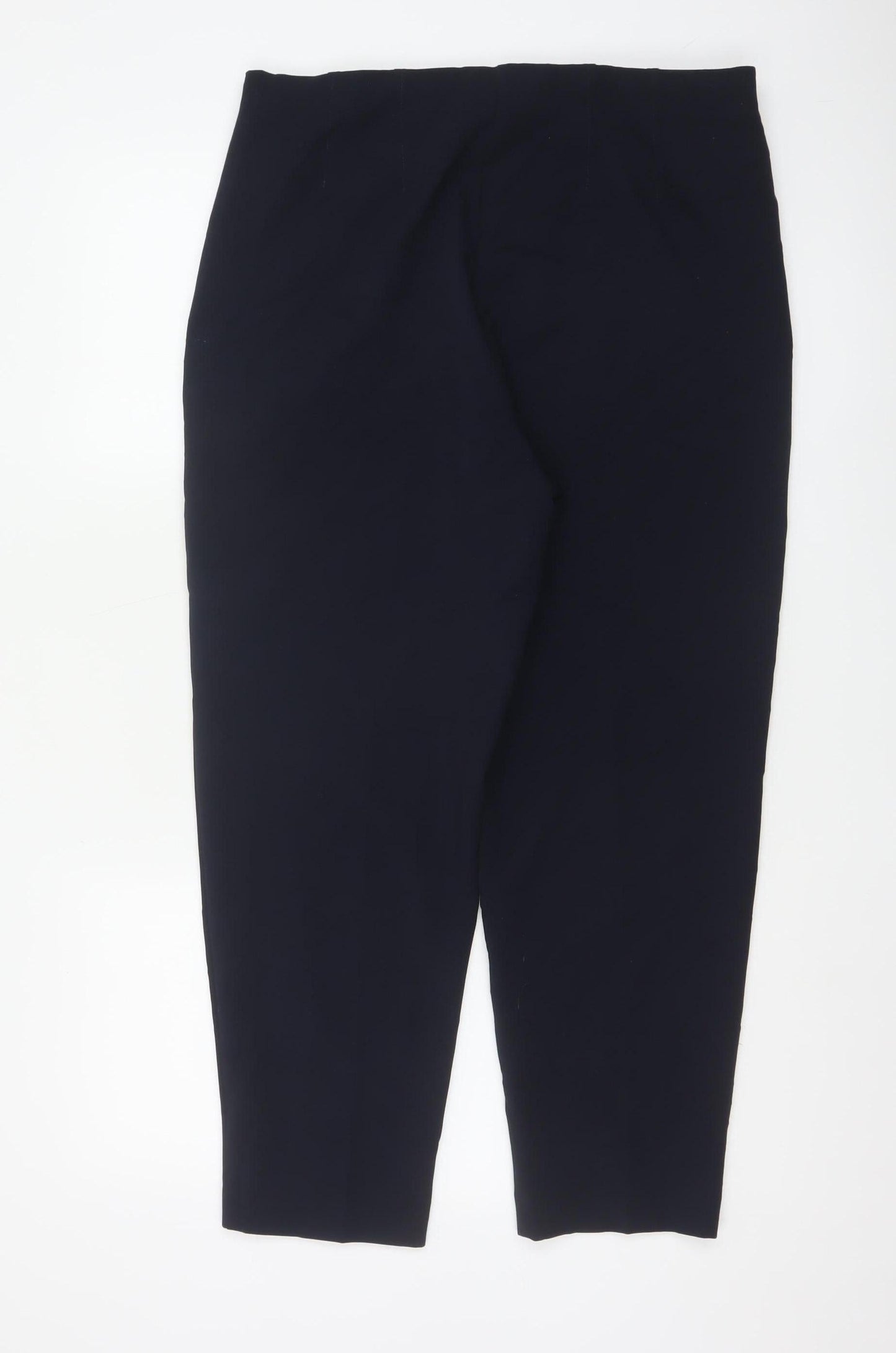 Marks and Spencer Women’s Black Trousers Size 14 Regular Polyester Blend