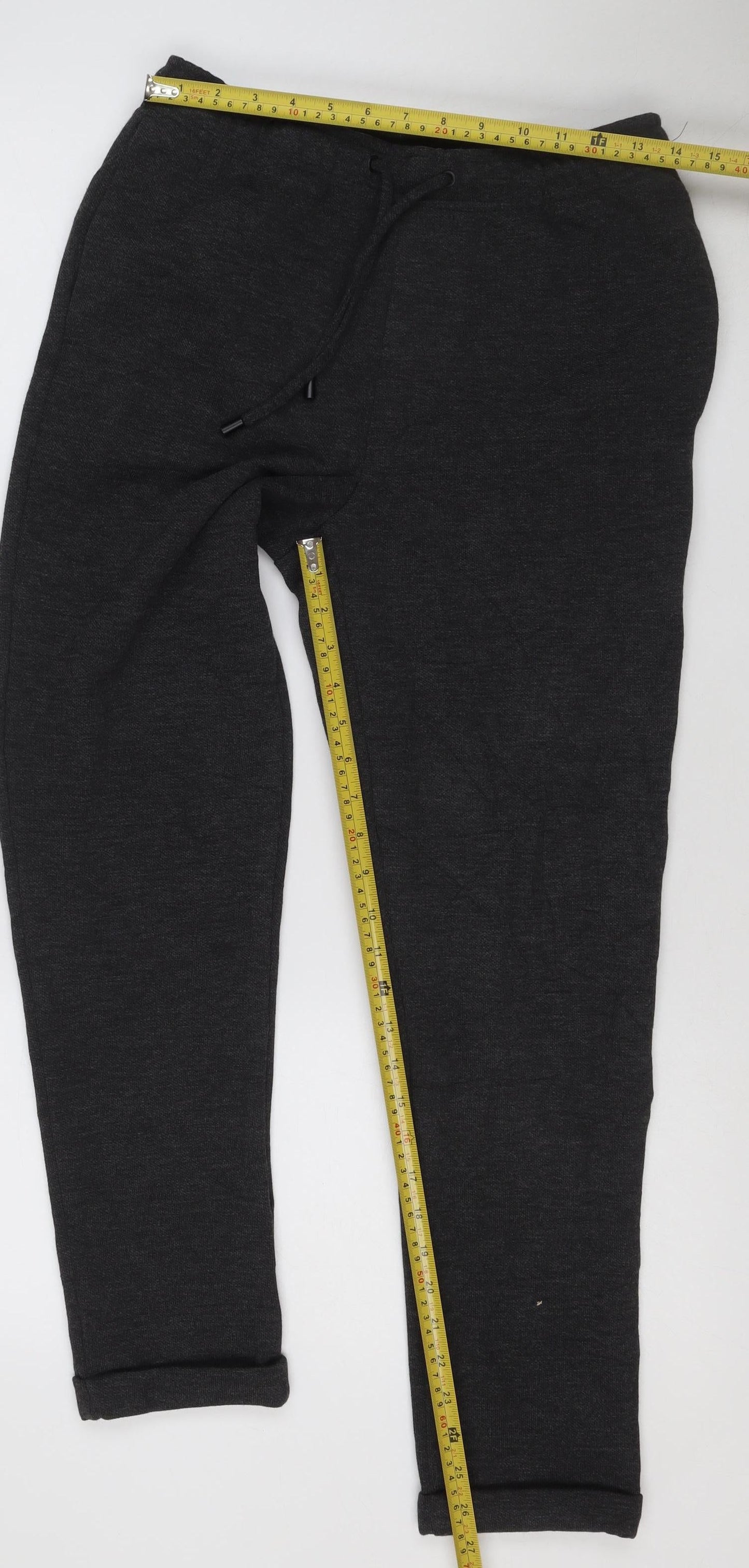 ZARA Women’s Black Cotton Blend Jogger Trousers Size S