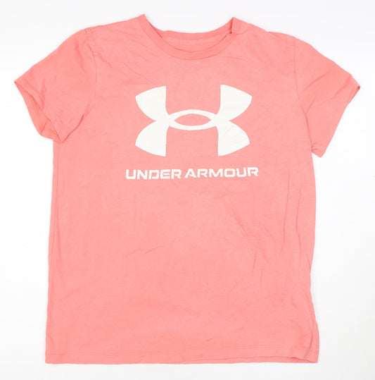Under Armour Womens Pink Short Sleeve Classic T-Shirt L