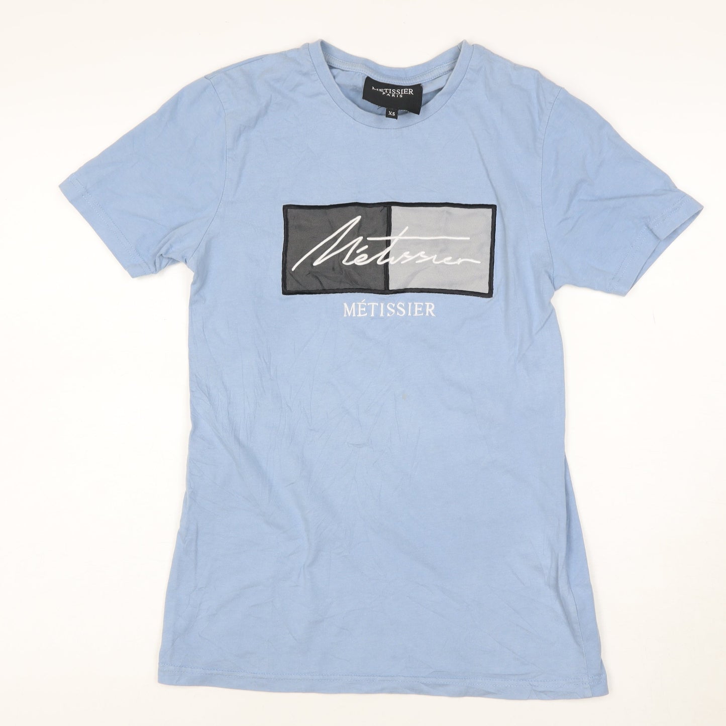 Métissier Paris Men's Blue XS Cotton Graphic T-Shirt