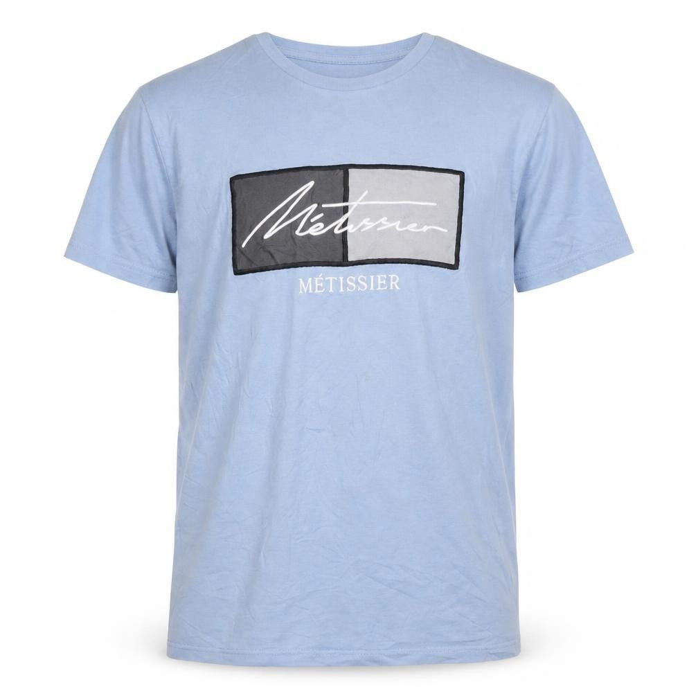 Métissier Paris Men's Blue XS Cotton Graphic T-Shirt