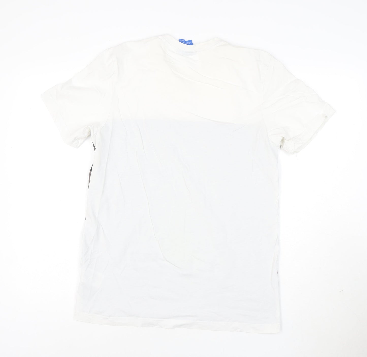 Adidas Men's Multicoloured Cotton Crew Neck Regular Fit T-Shirt M