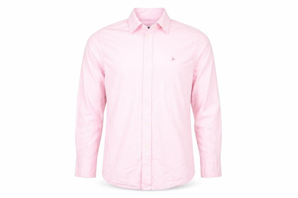 LLOYD'S El Corte Inglés Men's Pink Cotton Long Sleeve Shirt Size 42