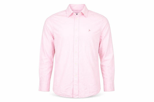 LLOYD'S El Corte Inglés Men's Pink Cotton Long Sleeve Shirt Size 42