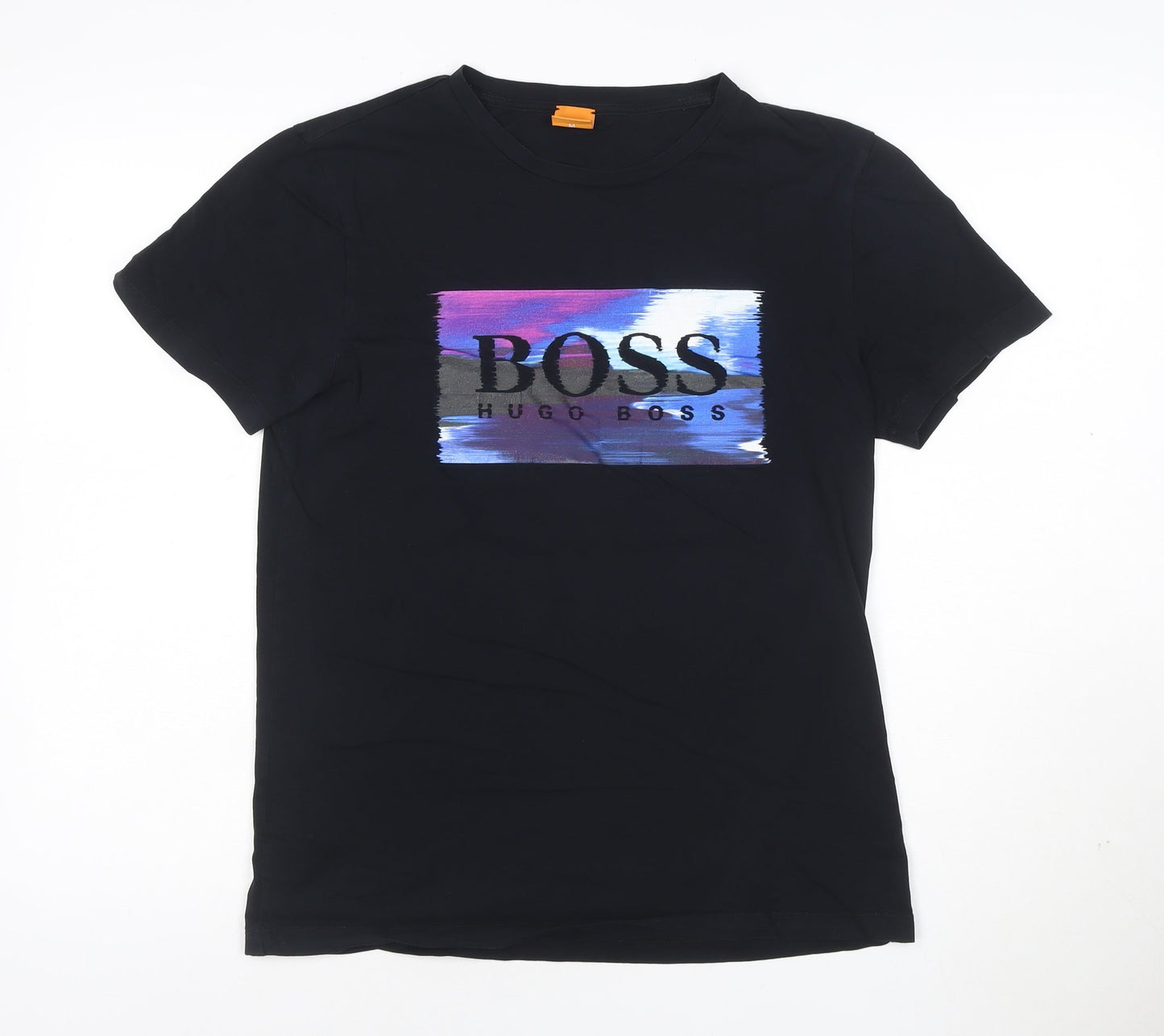 Hugo Boss Men's Black Graphic Logo T-Shirt Size M