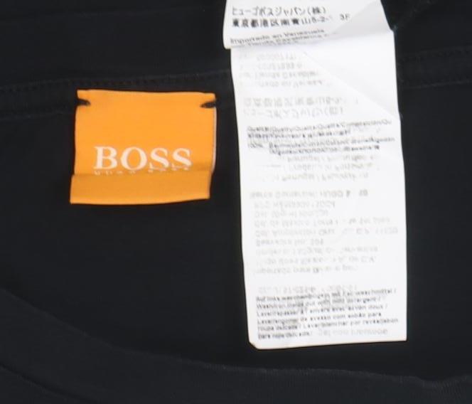 Hugo Boss Men's Black Graphic Logo T-Shirt Size M
