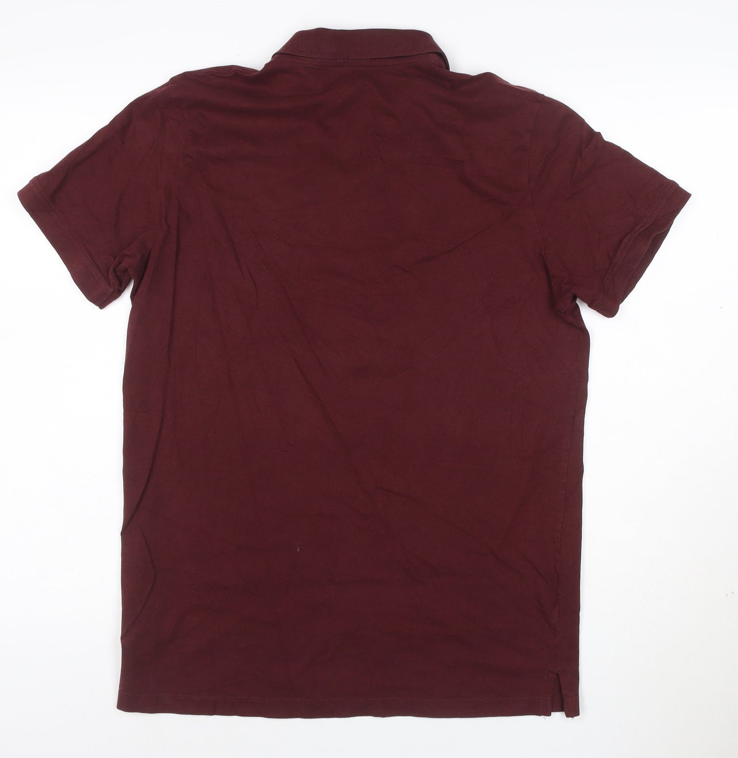 Jack & Jones Men's Brown Polo Shirt M 100% Cotton Casual Logo Top