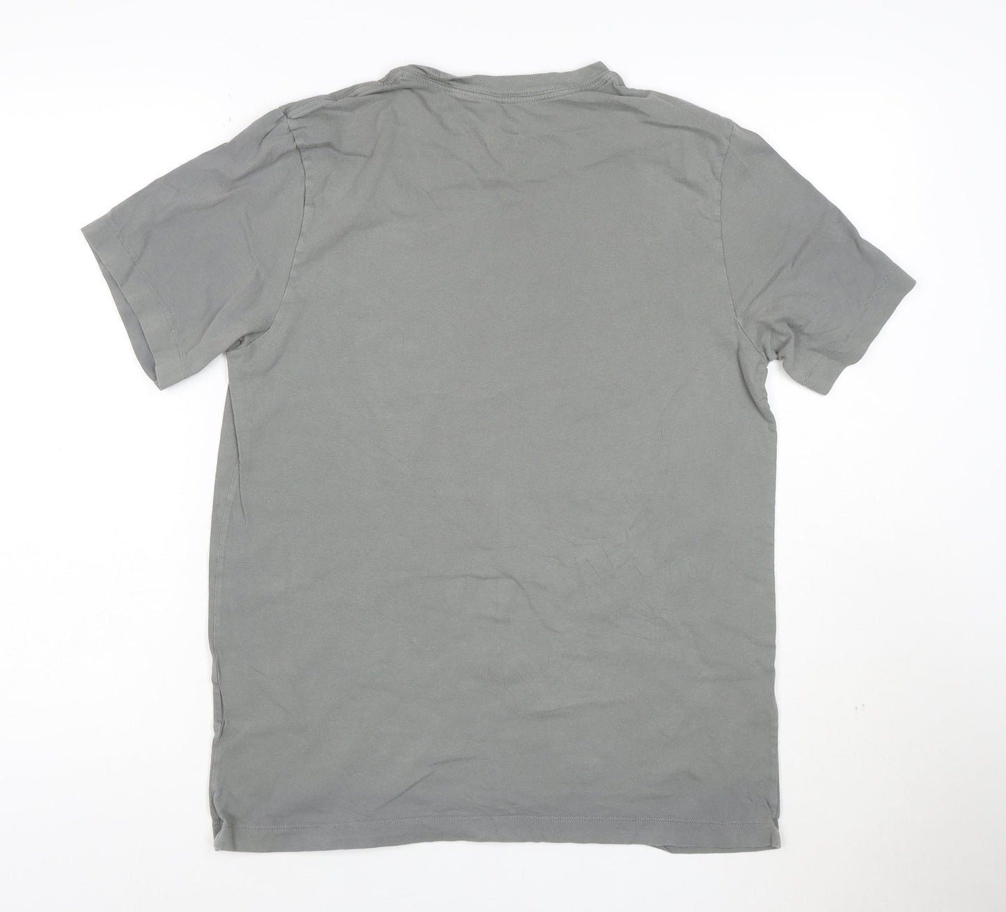 Nike Mens Grey Just Do It Graphic Short Sleeve Cotton T-Shirt M