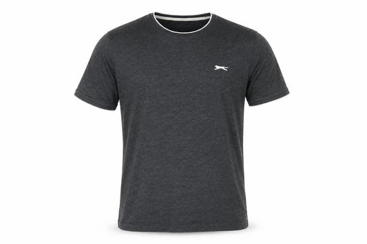 Slazenger Men's Grey Short Sleeve Crew Neck T-Shirt Size M