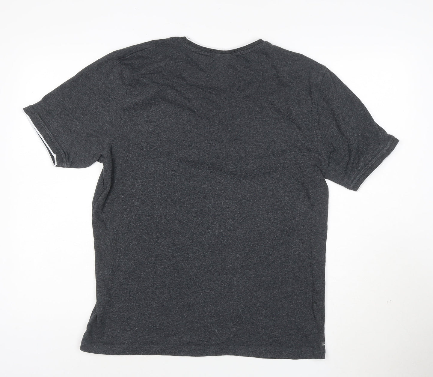 Slazenger Men's Grey Short Sleeve Crew Neck T-Shirt Size M
