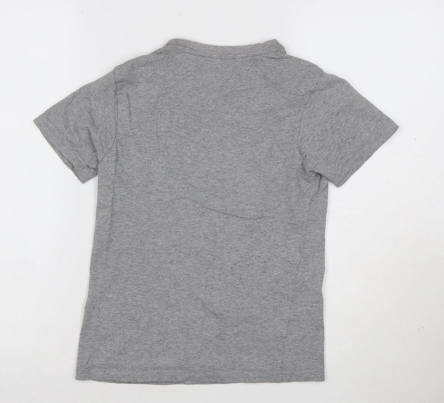 McKenzie Girls Grey Short Sleeve Crew Neck Cotton T-Shirt 12-13 Years