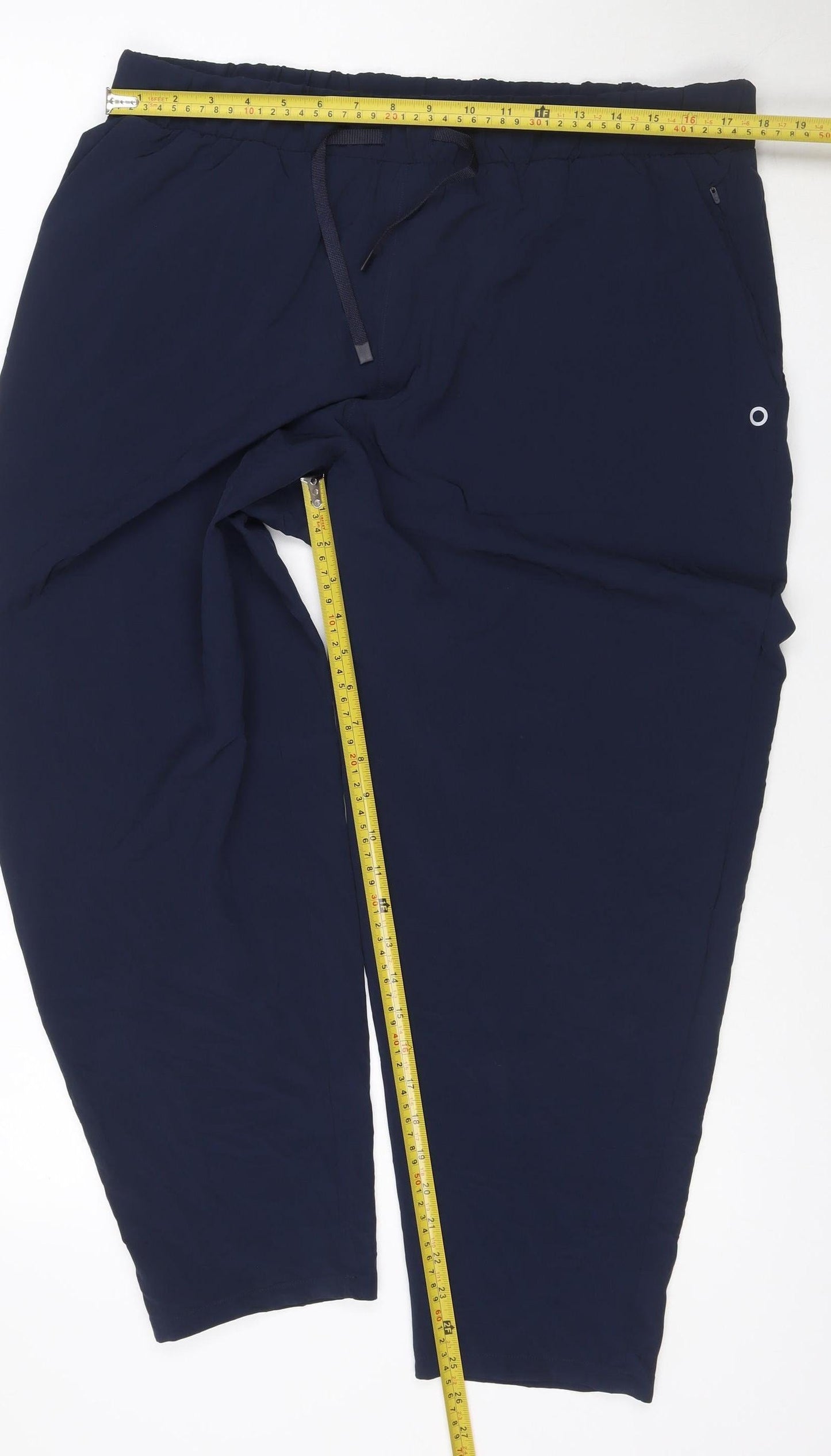 Marks and Spencer Women Blue Size 18 Jogger Trousers Lightweight