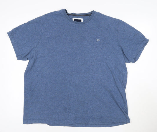 Crew Clothing Company Mens Blue XXL Cotton Short Sleeve T-Shirt