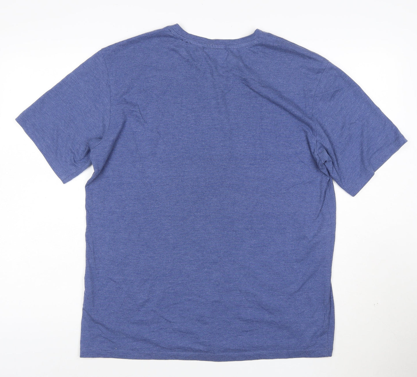 Peter Storm Men's Blue Regular Fit Crew Neck Short Sleeve T-Shirt Medium