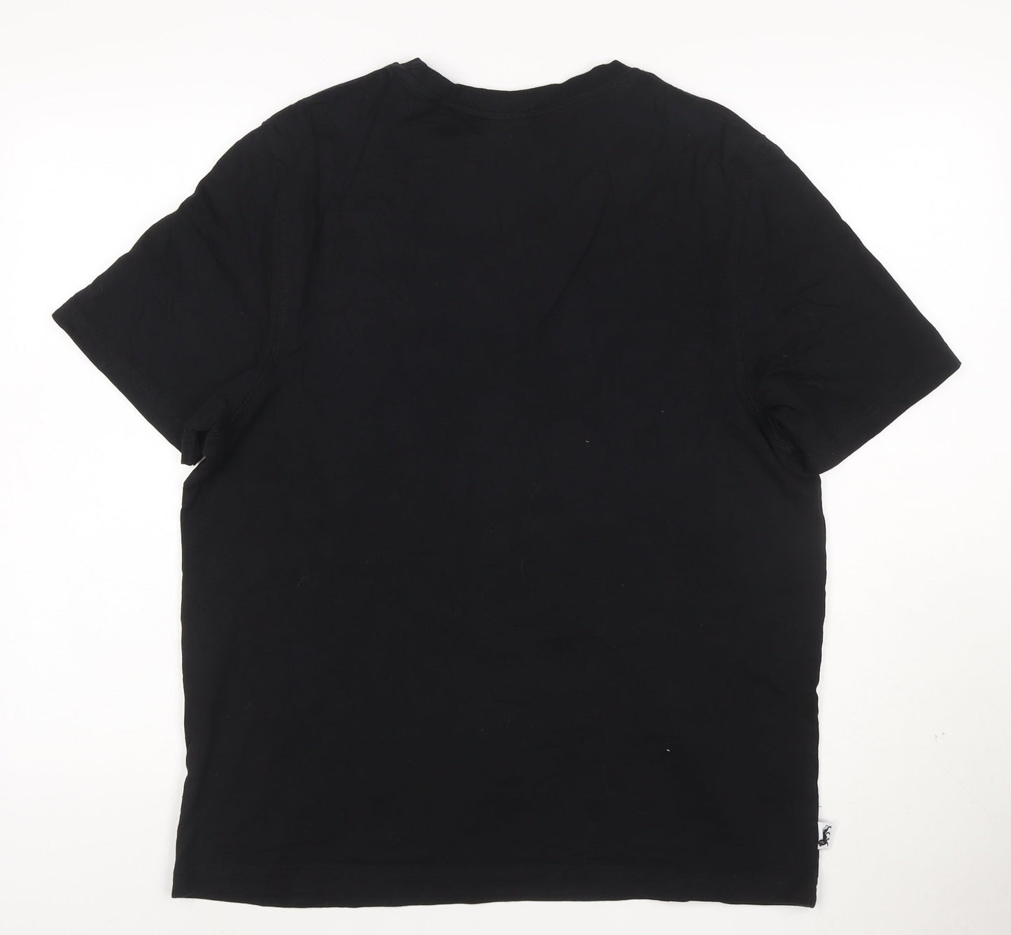 Lonsdale London Men's Black XL Crew Neck Cotton T-Shirt