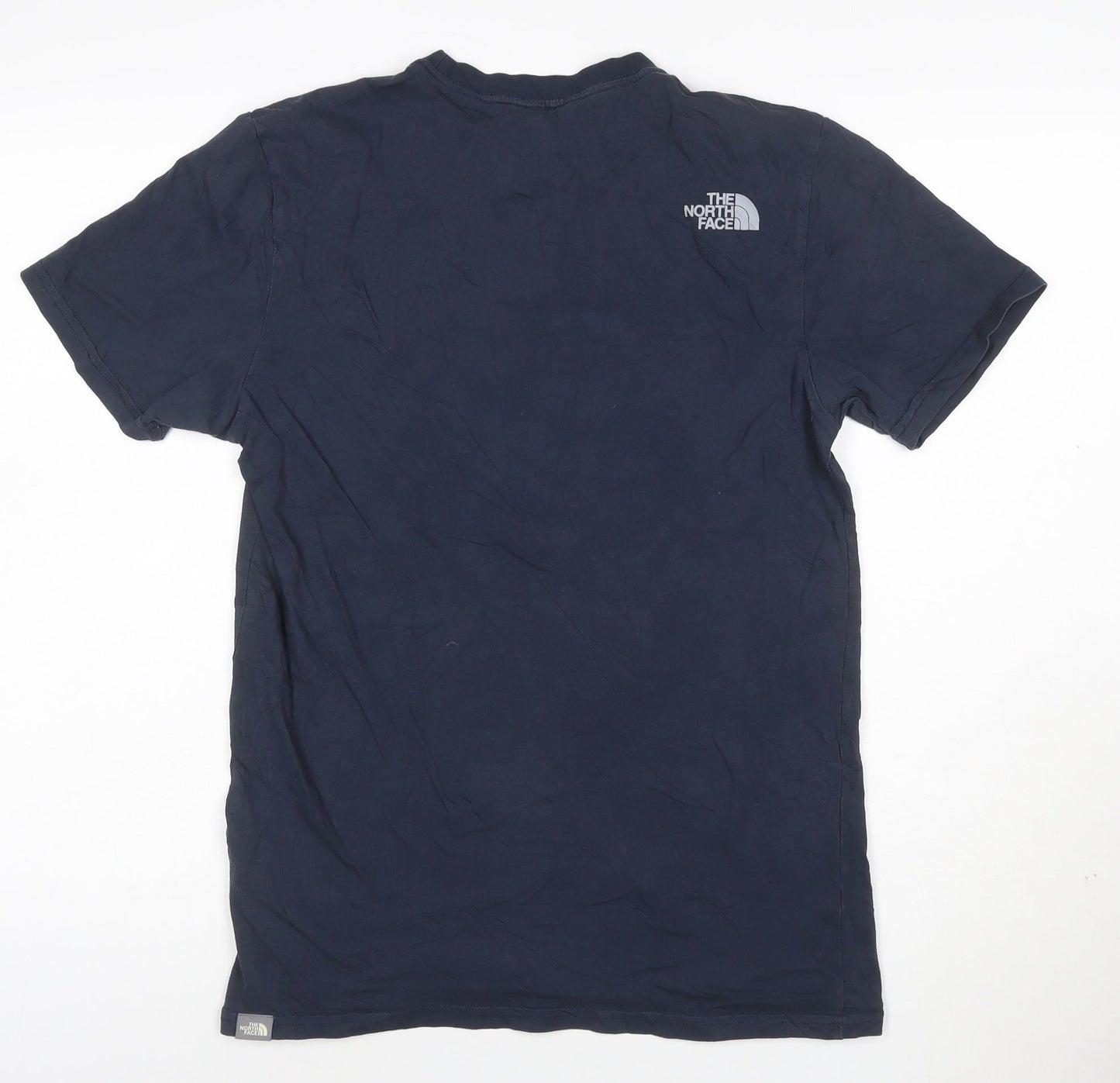 The North Face Men's Blue Cotton Nuptse Himalaya Graphic T-Shirt Size S