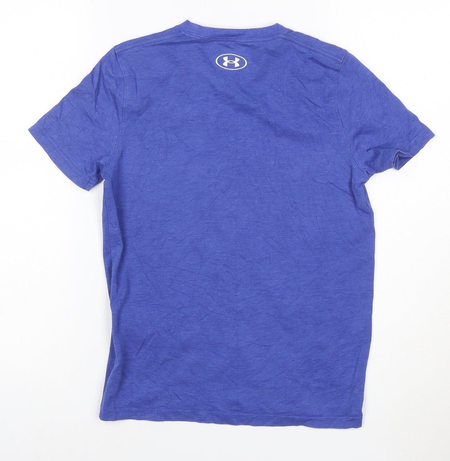 Under Armour Boys Blue M Loose Fit Crew Neck Sports T-Shirt