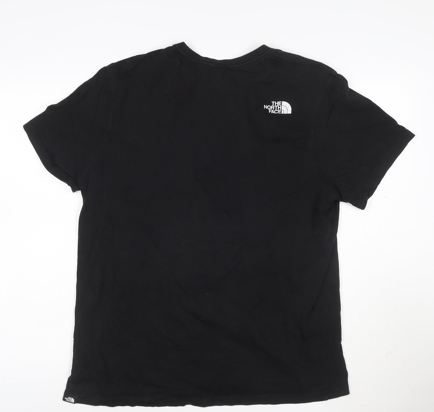 The North Face Mens Black Cotton Graphic Print T-Shirt L