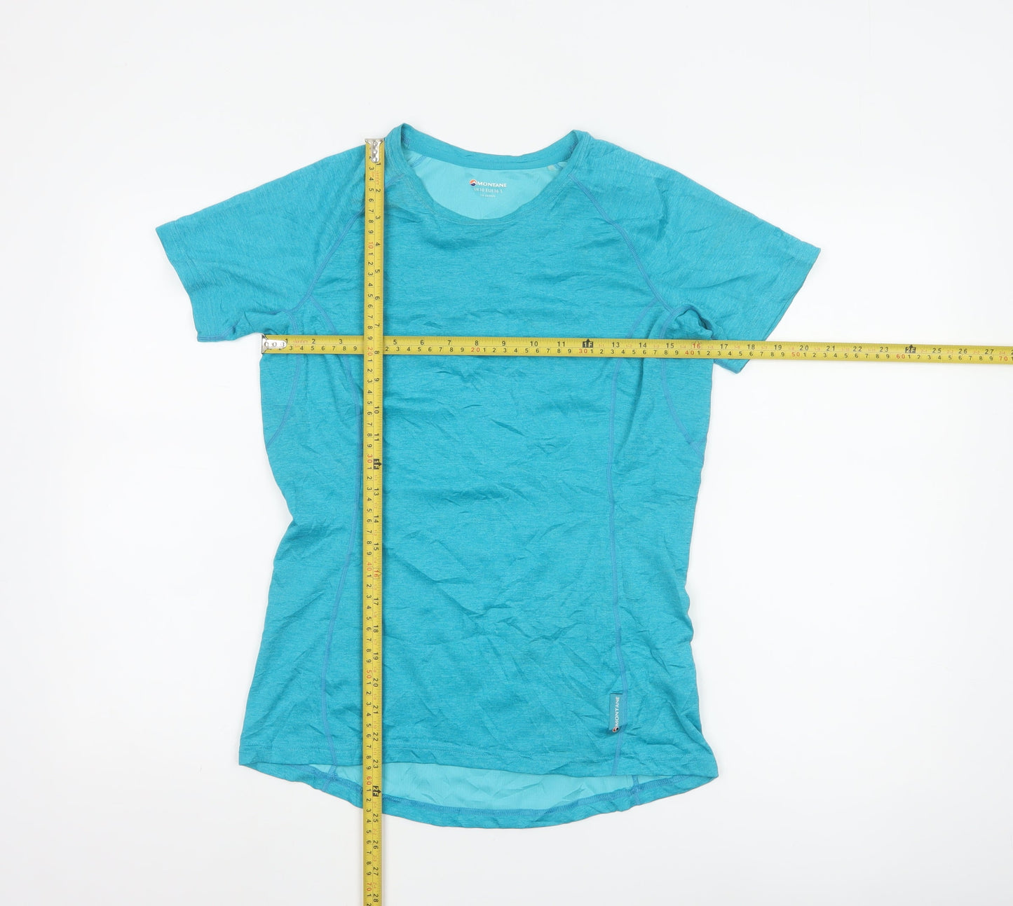 Montane Women Blue Activewear T-Shirt UK10 Lightweight Quick Dry