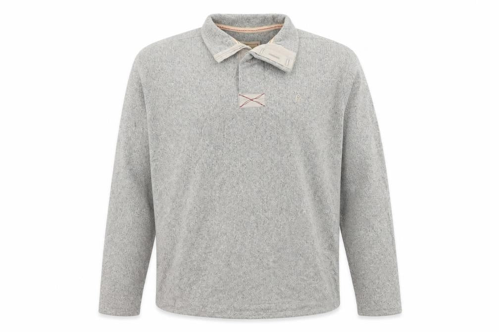 Marks & Spencer North Coast Men's Grey Collared Pullover Jumper L