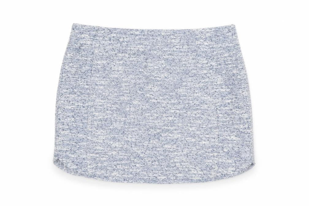 Topshop Women’s Blue Short Pencil Skirt Size 12 Lined Polyester