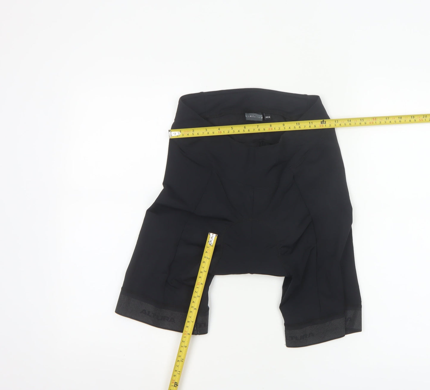 Altura Womens Black Cycling Biker Shorts Size 14 Nylon Stretch