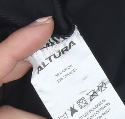 Altura Womens Black Cycling Biker Shorts Size 14 Nylon Stretch