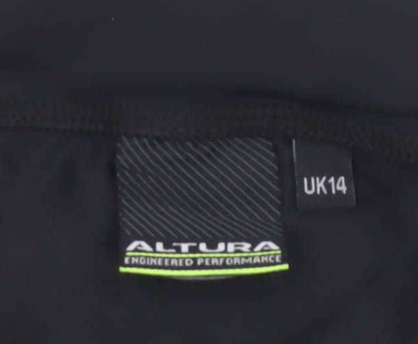 Altura Womens Black Cycling Biker Shorts Size 14 Nylon Stretch