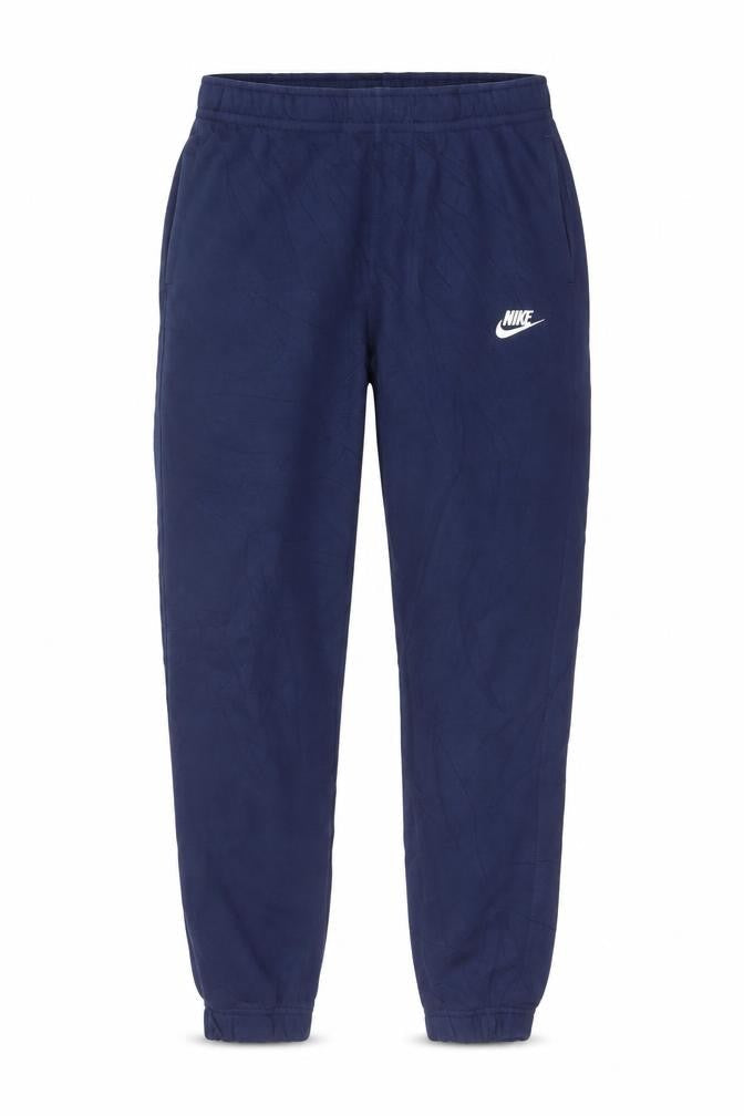 Nike Men's Blue Cotton Jogger Sweatpants M Regular Fit