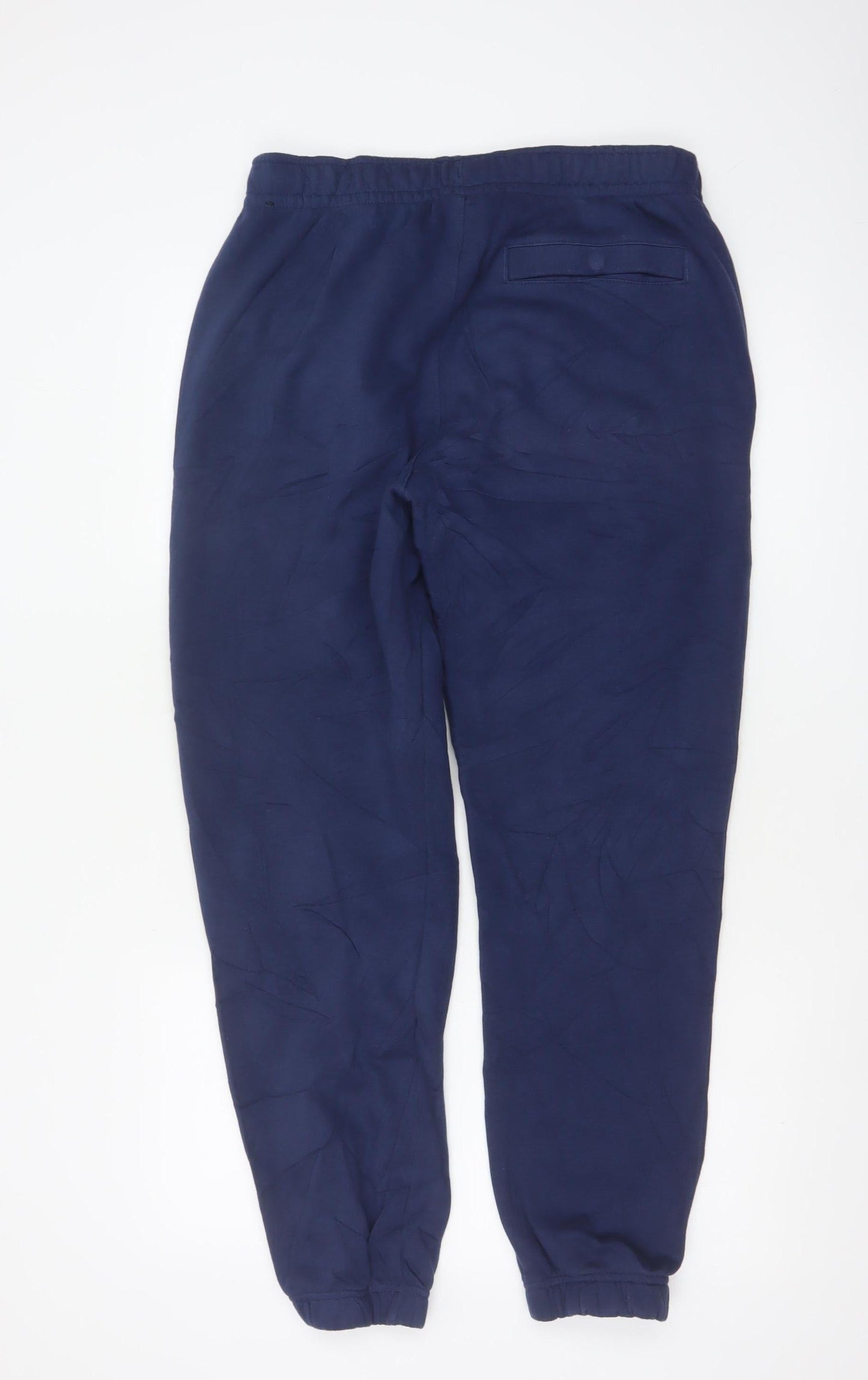 Nike Men's Blue Cotton Jogger Sweatpants M Regular Fit