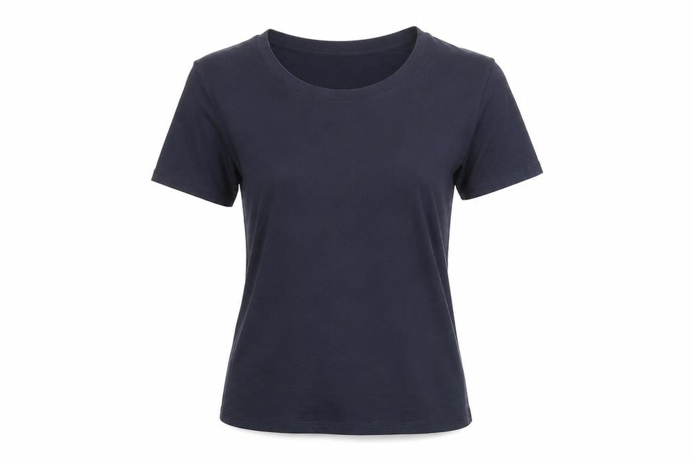 Jigsaw Women's Blue XS Basic Modal Cotton Short Sleeve T-Shirt