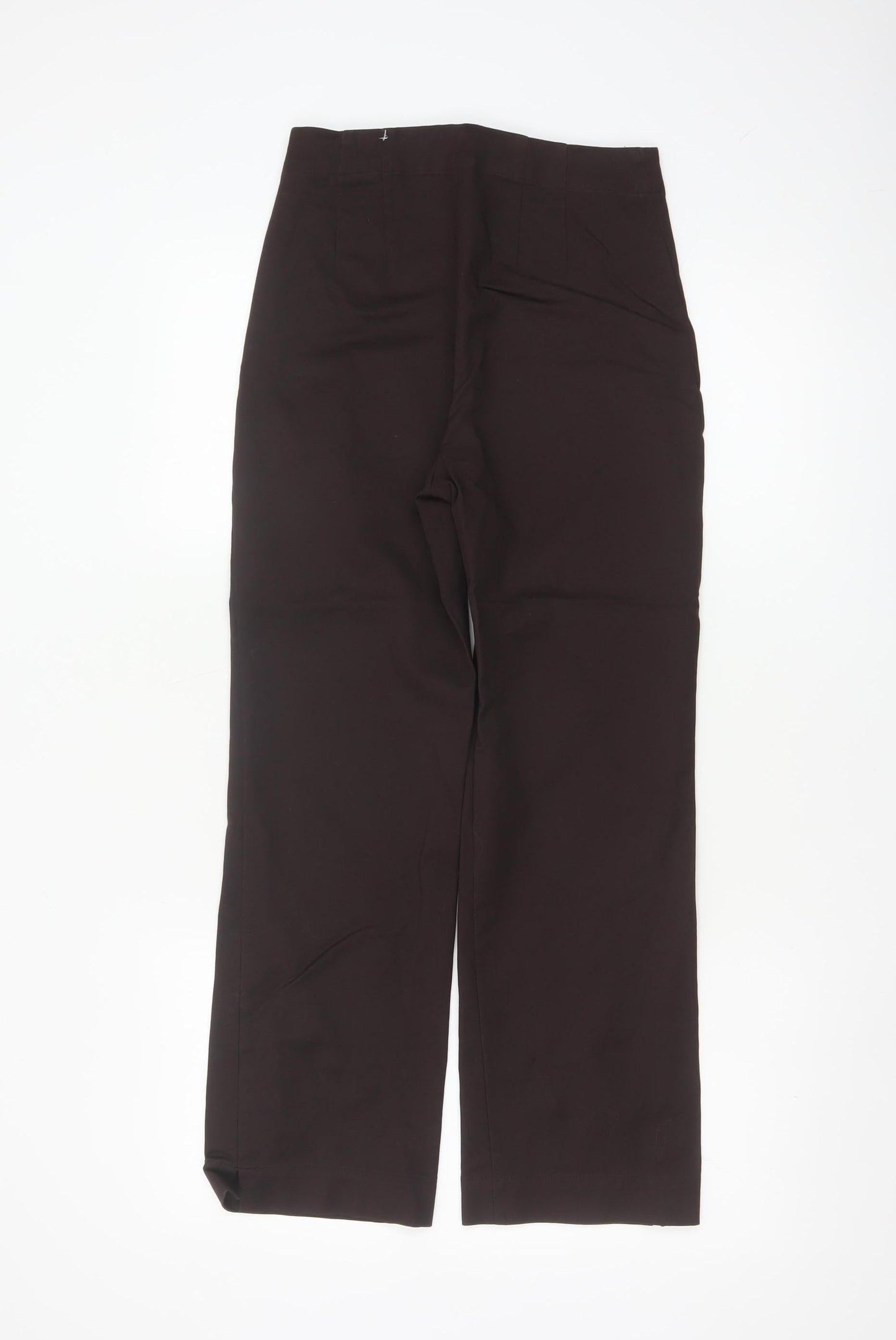 & Other Stories Women Brown Trousers Size 6 Straight Cotton Blend